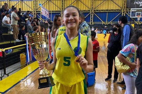 Maite Campusano 8°B (2022)Campeona en los Juegos Nacionales de Básquetbol Categoría U13
