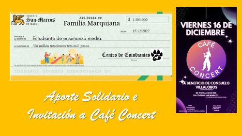 Aporte  Solidario a una estudiante de nuestro Colegio