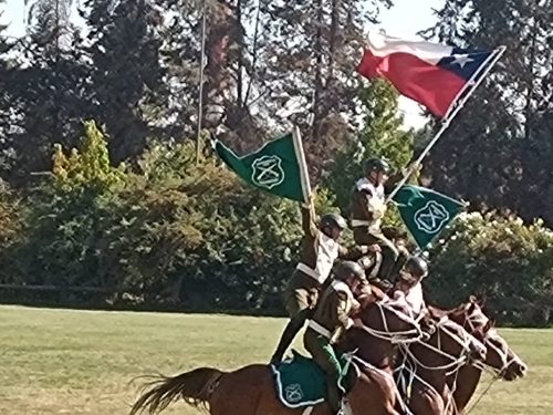 Visita a la Escuela de Caballería de Carabineros