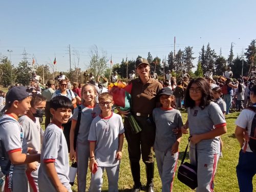 LOS QUINTOS BÁSICO VISITARON ESCUELA CABALLERÍA DE CARABINEROS