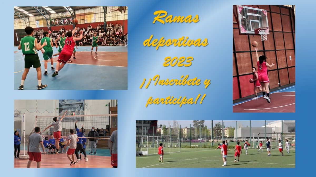 Ramas Deportivas y Talleres sin costo (actualizado)