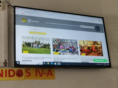 Mejora en la tecnología audiovisual de nuestro colegio