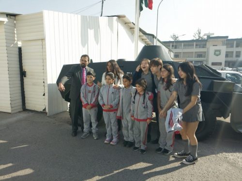 Visita a la Escuela de Sub Oficiales en el Día del Carabinero