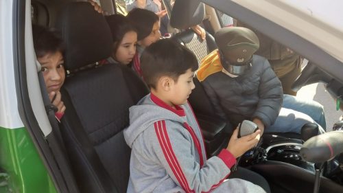 Visita a la Escuela de Sub Oficiales en el Día del Carabinero