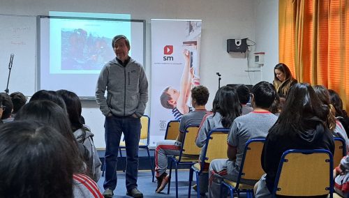 Interesante visita de Rodrigo Jordán a nuestro colegio