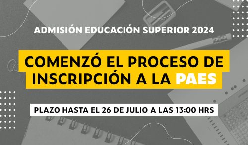 Proceso de inscripción PAES 2023