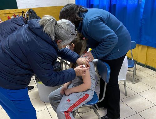 Campaña de vacunación para 1°, 4°, 5° y 8° Básicos