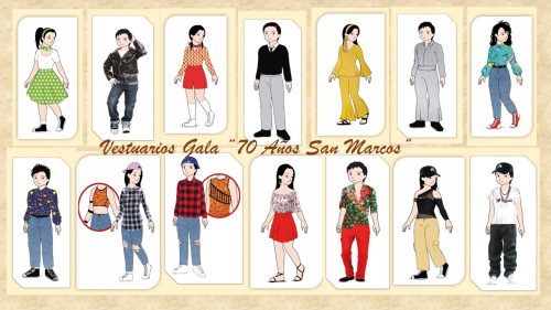 VESTUARIOS GALA “70 AÑOS SAN MARCOS 2023”