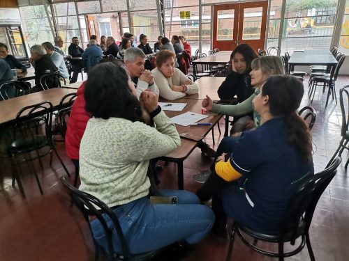 FUNCIONARIOS DEL COLEGIO REALIZAN MESAS DE TRABAJO SOBRE  RESULTADOS CEAL-SM SUSESO