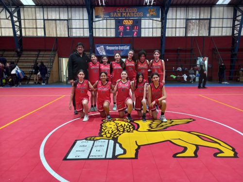 El equipo Damas Infantil saca la cara por San Marcos en la Copa Soprole UC