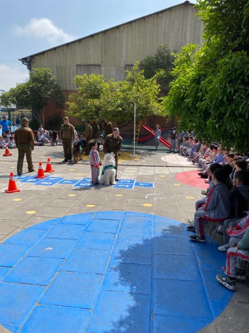 Visita  de  la Escuela de Adiestramiento Canino