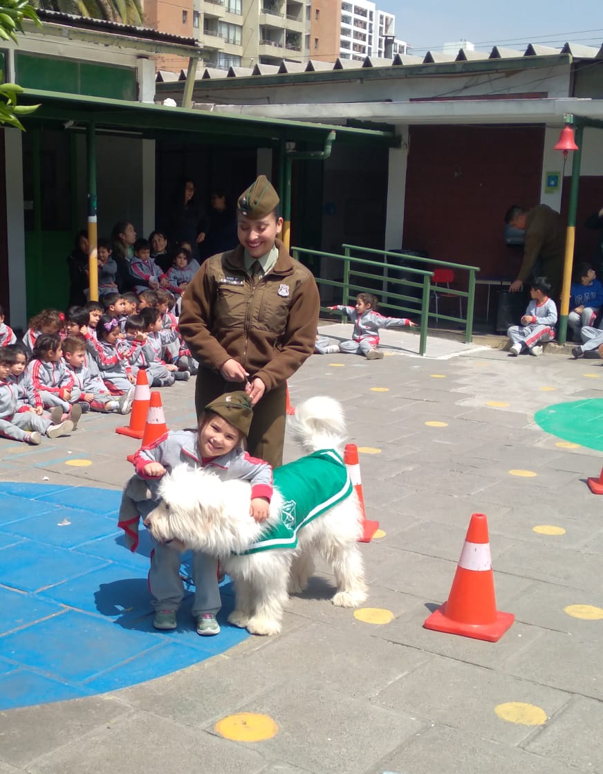 Visita  de  la Escuela de Adiestramiento Canino