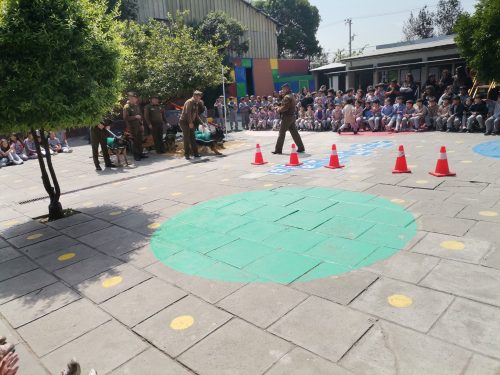 Visita  de  la Escuela de Adiestramiento Canino