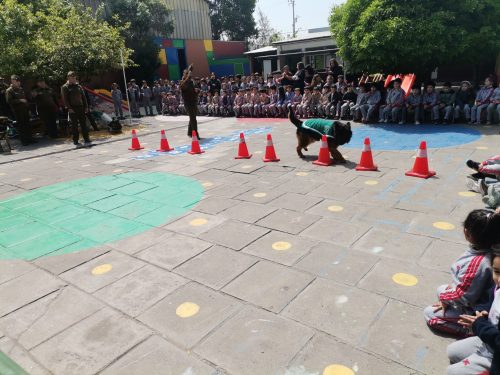 Visita  de  la Escuela de Adiestramiento Canino