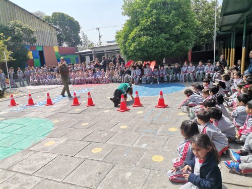Visita  de  la Escuela de Adiestramiento Canino