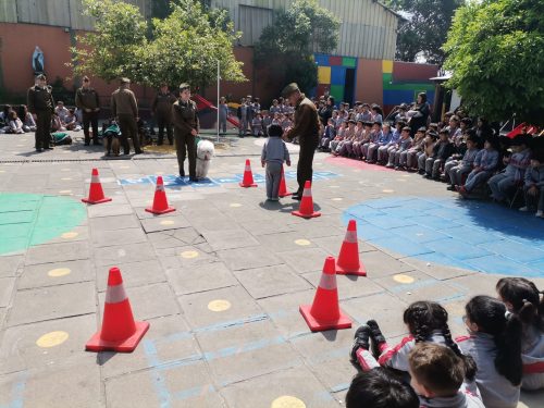 Visita  de  la Escuela de Adiestramiento Canino