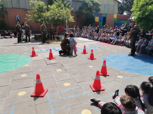 Visita  de  la Escuela de Adiestramiento Canino