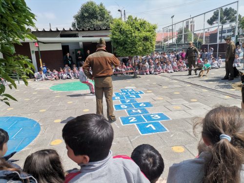 Visita  de  la Escuela de Adiestramiento Canino
