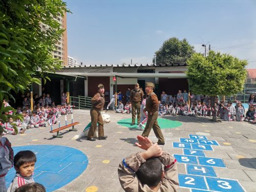 Visita  de  la Escuela de Adiestramiento Canino