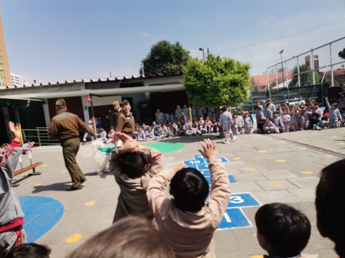 Visita  de  la Escuela de Adiestramiento Canino