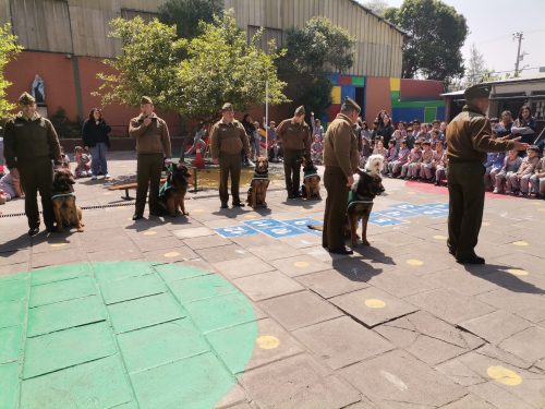 Visita  de  la Escuela de Adiestramiento Canino
