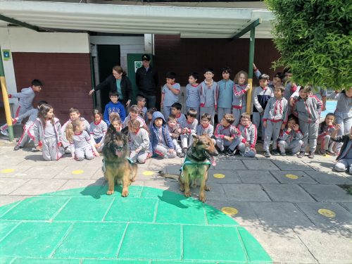 Visita  de  la Escuela de Adiestramiento Canino