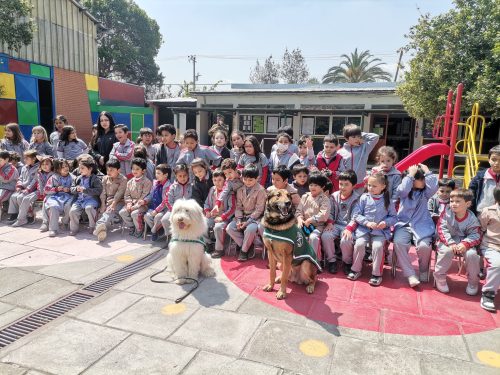 Visita  de  la Escuela de Adiestramiento Canino