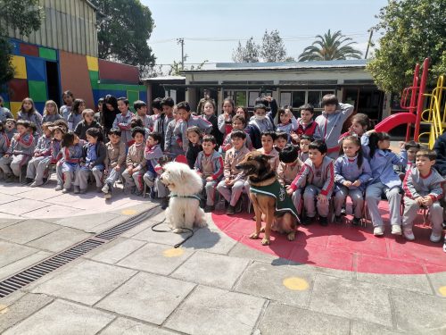 Visita  de  la Escuela de Adiestramiento Canino