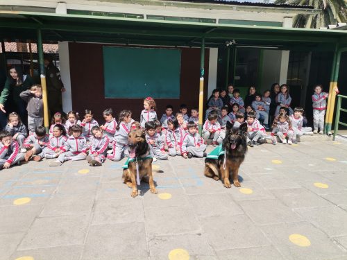 Visita  de  la Escuela de Adiestramiento Canino