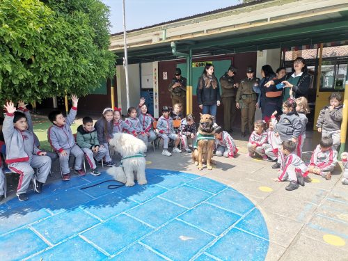 Visita  de  la Escuela de Adiestramiento Canino