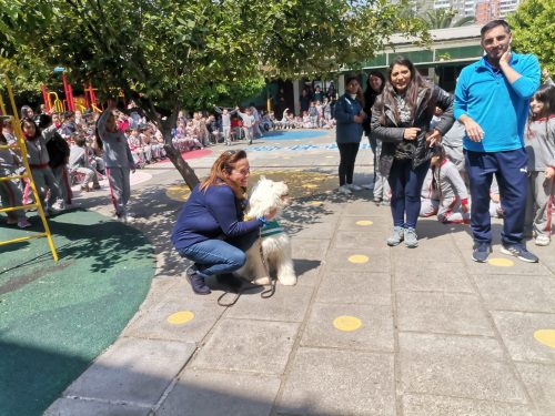 Visita  de  la Escuela de Adiestramiento Canino