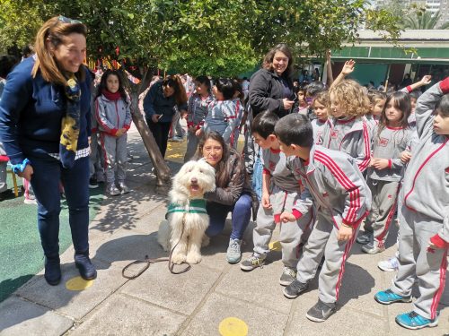 Visita  de  la Escuela de Adiestramiento Canino