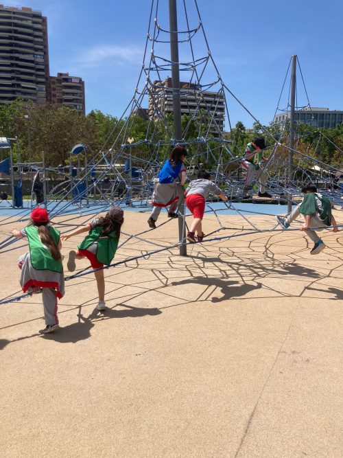 Paseo de los Segundos Básicos al Parque Bicentenario