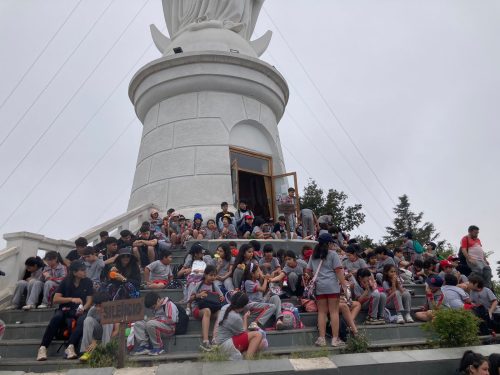 LOS TERCEROS BÁSICOS REALIZAN SALIDA PEDAGÓGICA AL CERRO SAN CRISTÓBAL