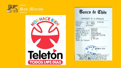 ESTUDIANTES MARQUIANOS APORTARON A LA TELETÓN