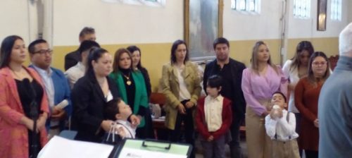 Bautismo de estudiantes de Nivel Medio a 2° Básico,