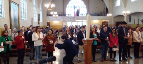 Bautismo de estudiantes de Nivel Medio a 2° Básico,