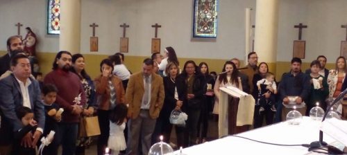 Bautismo de estudiantes de Nivel Medio a 2° Básico,