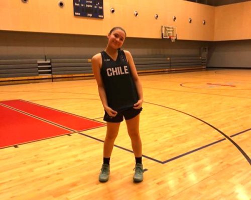 Deportista marquiana en la Preselección Nacional U15 de Básquetbol