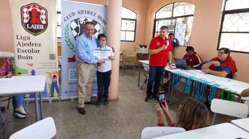 Estudiante marquiano destacado en Campeonato de Ajedrez en Buin