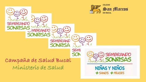 PRE ESCOLAR RECIBE LA VISITA  DEL PROGRAMA DEL MINSAL “SEMBRANDO SONRISAS”