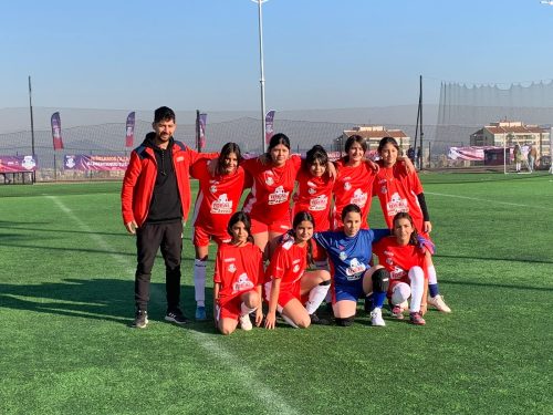 EL FÚTBOL DAMAS  SUB 13 SE DESTACÓ EN LA ACTIVIDAD DEPORTIVA  DEL FIN DE SEMANA
