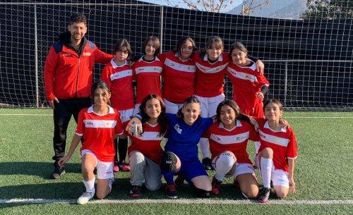 Encuentro de Futbolito Mini Damas en Olimpiadas BostonEduca