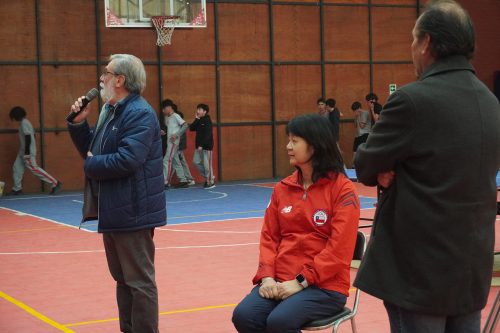 Tania Zeng dio Clínica de Tenis de Mesa en nuestro colegio