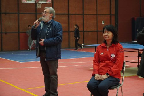 Tania Zeng dio Clínica de Tenis de Mesa en nuestro colegio