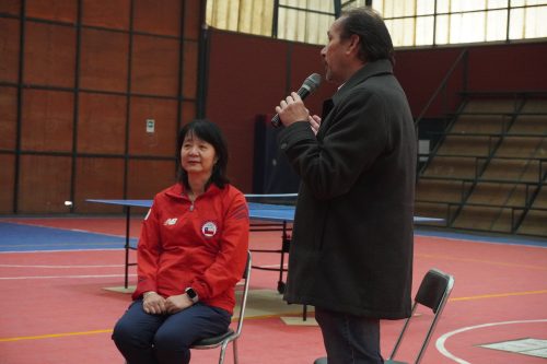 Tania Zeng dio Clínica de Tenis de Mesa en nuestro colegio