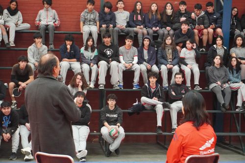 Tania Zeng dio Clínica de Tenis de Mesa en nuestro colegio