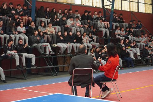 Tania Zeng dio Clínica de Tenis de Mesa en nuestro colegio