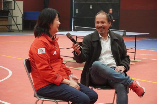 Tania Zeng dio Clínica de Tenis de Mesa en nuestro colegio