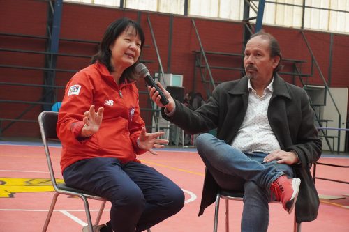 Tania Zeng dio Clínica de Tenis de Mesa en nuestro colegio
